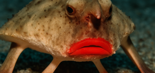 The Red-Lipped Batfish