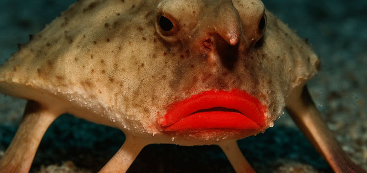 The Red-Lipped Batfish
